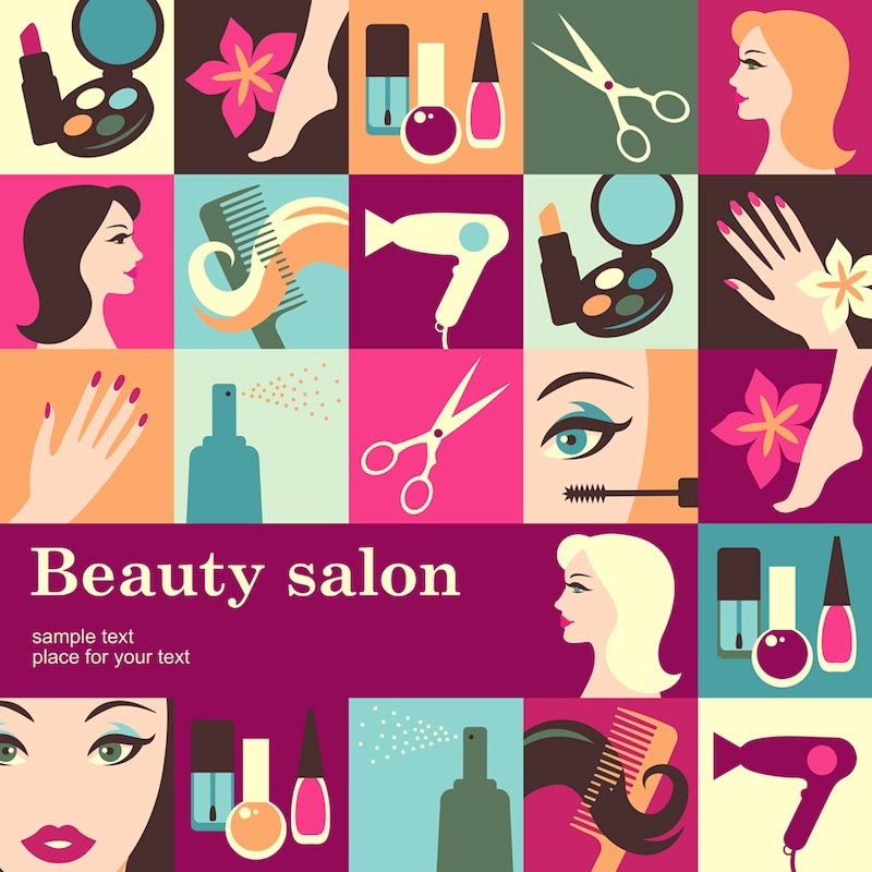 Schönheitssalon Tapete | 3DFototapete