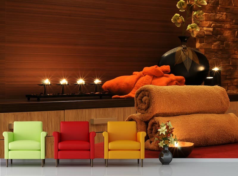 Massagezimmer Tapete | 3DFototapete - 2