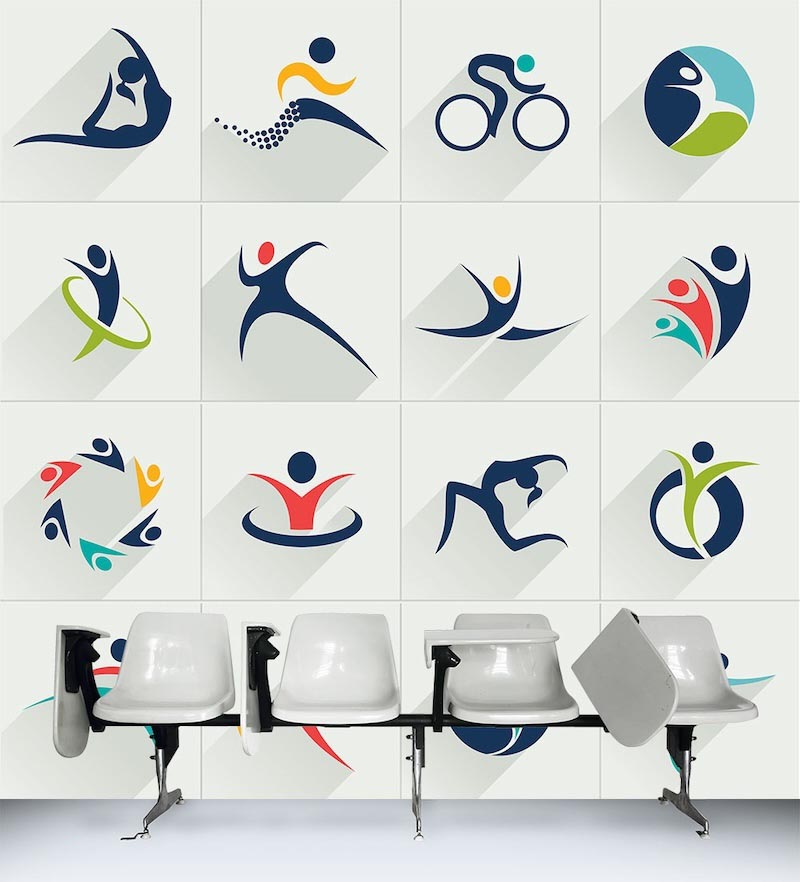 Fitnesszentrum Tapete | 3DFototapete - 2