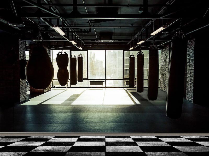 Kickboxenhalle Tapete | 3DFototapete - 2