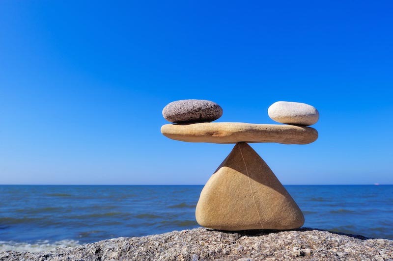 Die Balance des Lebens Tapete | 3DFototapete
