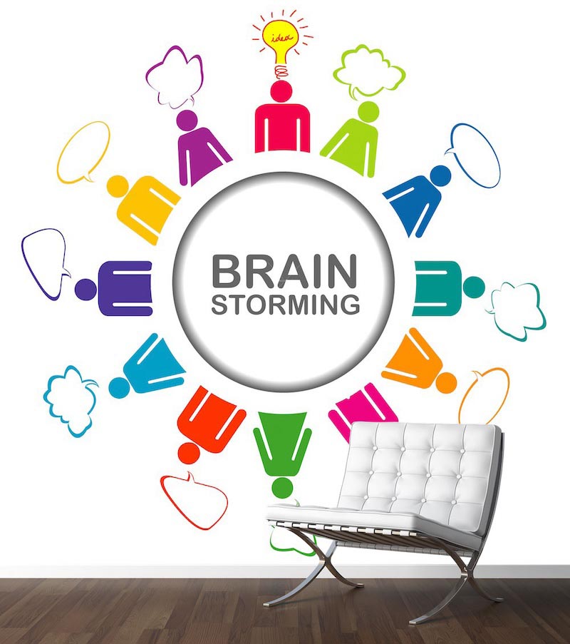 Brainstorming Tapete | 3DFototapete - 2