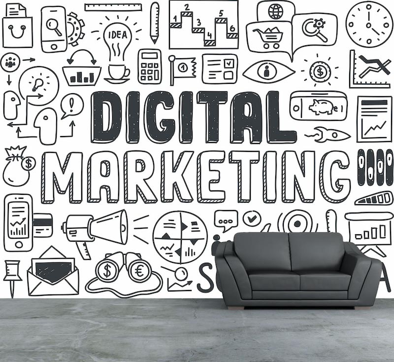 Digitales Marketing Tapete | 3DFototapete - 2