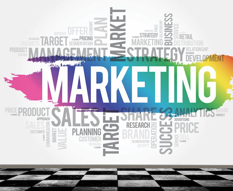 Marketing Begriffe Tapete | 3DFototapete - 2