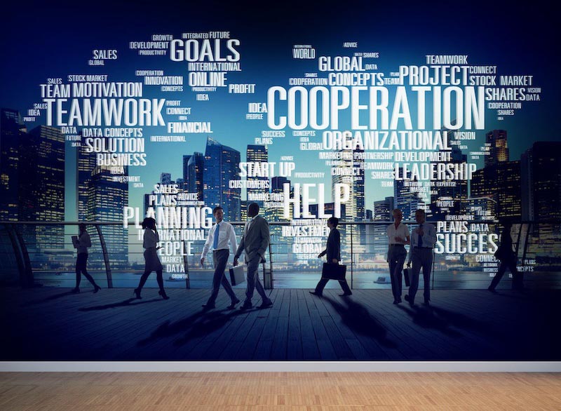 Unternehmensalltag Tapete | 3DFototapete - 2