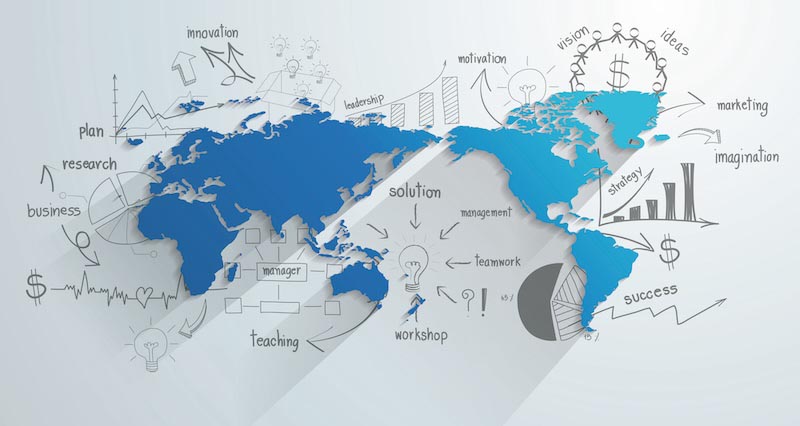 Arbeitsmanagement Tapete | 3DFototapete