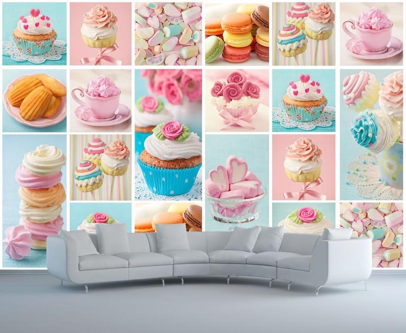 Cupcake Tapete | 3DFototapete
