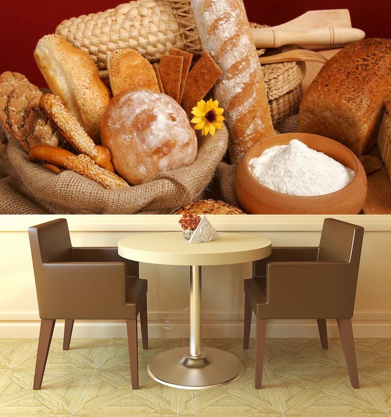 Bäckereiprodukte Tapete | 3DFototapete - 2