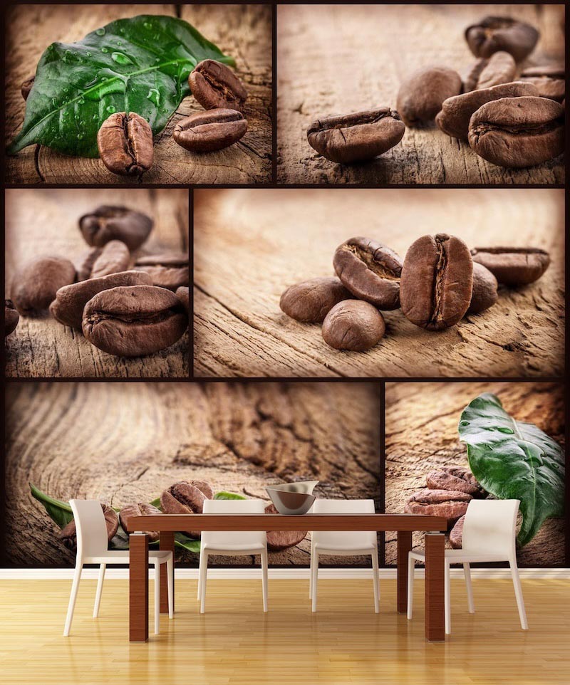 Kaffeebohnen Tapete | 3DFototapete - 2