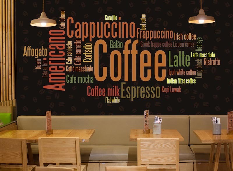 Café Shop Tapete | 3DFototapete - 2