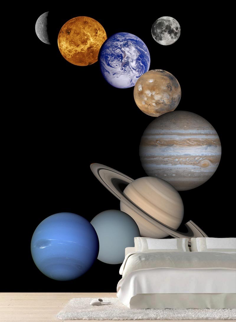 Sonnensystem Tapete | 3DFototapete - 2