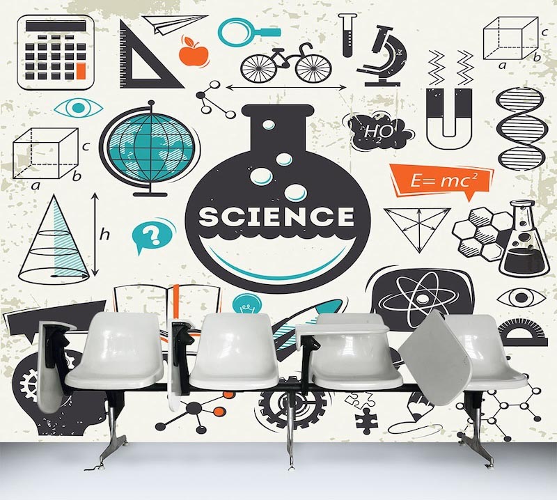 Das Alter der Wissenschaften Tapete | 3DFototapete - 2