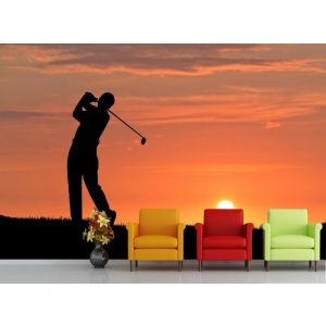 Golfers grüne Pracht Fototapete