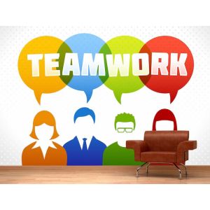 Team Work Fototapete