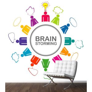 Brainstorming Fototapete