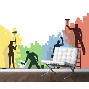 Diversität im Büro Fototapete