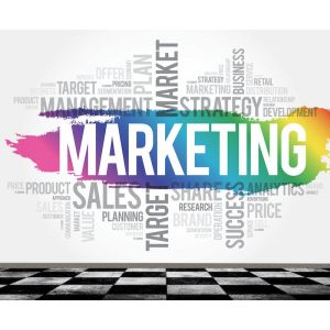 Marketing Begriffe Fototapete