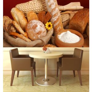 Bäckereiprodukte Fototapete