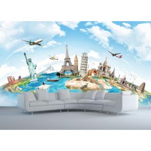 Die Welt auf meiner Wand Fototapete