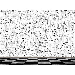 Musiknoten und Termini Fototapete