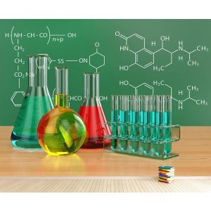 Chemie Fototapete