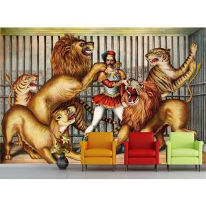 Lion Tamer Fototapete