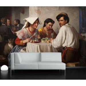 Romanische Tafel Fototapete