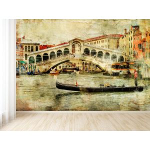Rialto Brücke in Venedig Fototapete