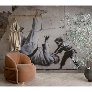Banksy Tribute Judo Kid Fototapete