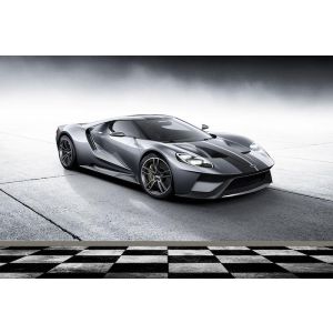 Ford GT Silber Fototapete