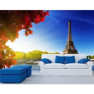Sicht der Eiffel Fototapete