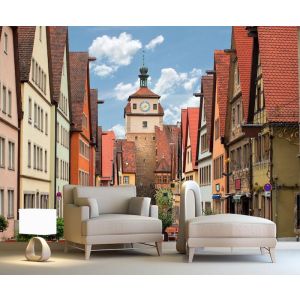 Rothenburg Straßen Fototapete