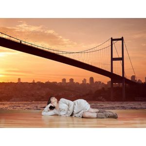 Eine Geschichte über Istanbul Fototapete