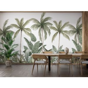 Botanische Palmblätter Fototapete