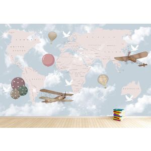 Die Welt und die Ballons Fototapete