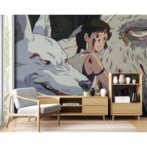 Prinzessin Mononoke Anime Fototapete