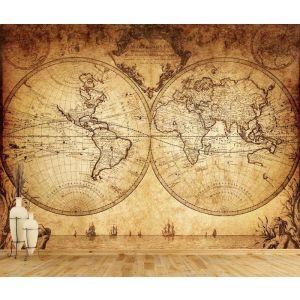 Der Stand der Welt im 1733 Fototapete