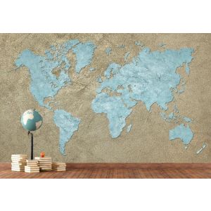 Blaue Welt Fototapete