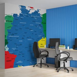 Deutschland und Nachbarlander Fototapete