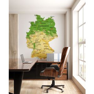Deutschlandkarte Fototapete