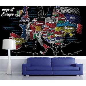 Europakarte Fototapete