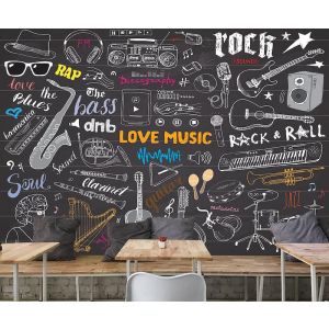 Musikzimmer Fototapete