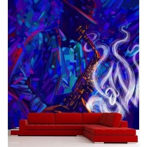 Kunst im Jazzstil Fototapete