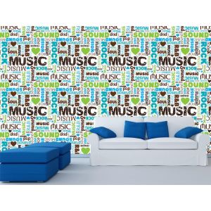 Musik Uberall Fototapete