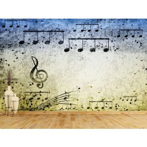Harmonie Der Noten Fototapete