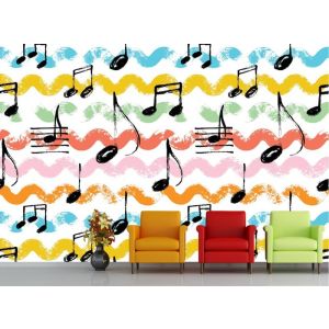 Musik Und Rhythmus Farben Fototapete