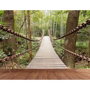Rockige Brücke Fototapete