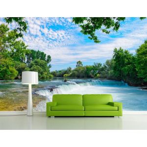 Manavgat Wasserfall Natur Bild Fototapete