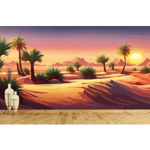 Sand der Stille Illustration Fototapete