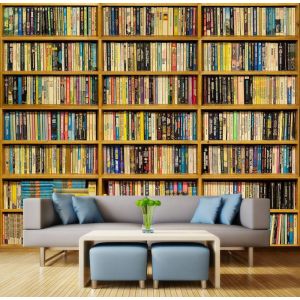 Bücherregal Fototapete